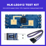 HLK-LD2412 Wide Angle Sensing Radar Module  Test kit 9M Distance and ±75° Wide Angle better than HLK-LD2410B/LD2410/LD2410C